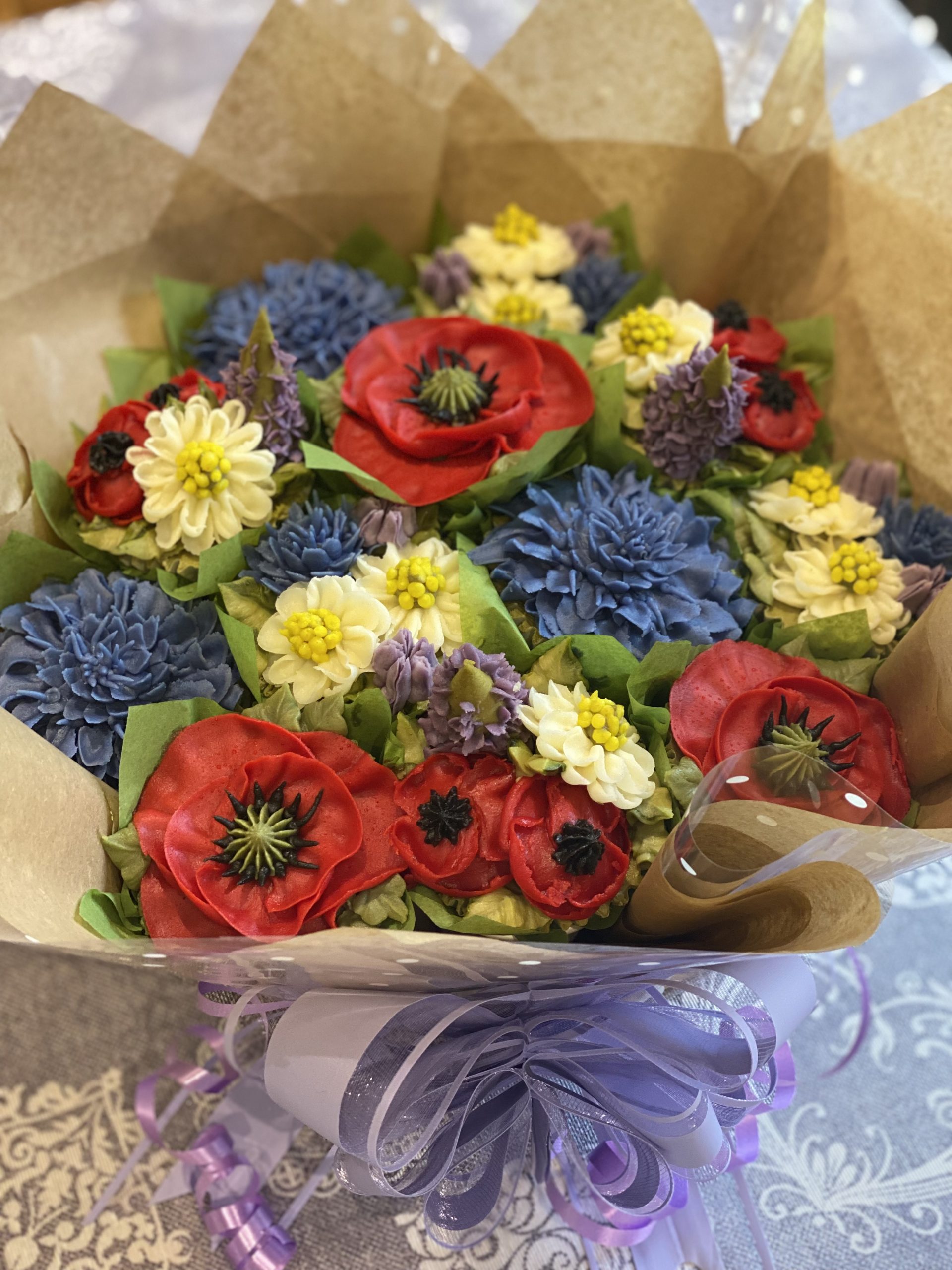 cakes by the bunch, cupcake bouquets, cupcake flowers, buttercream flowers, North Abingdon, Oxfordshire