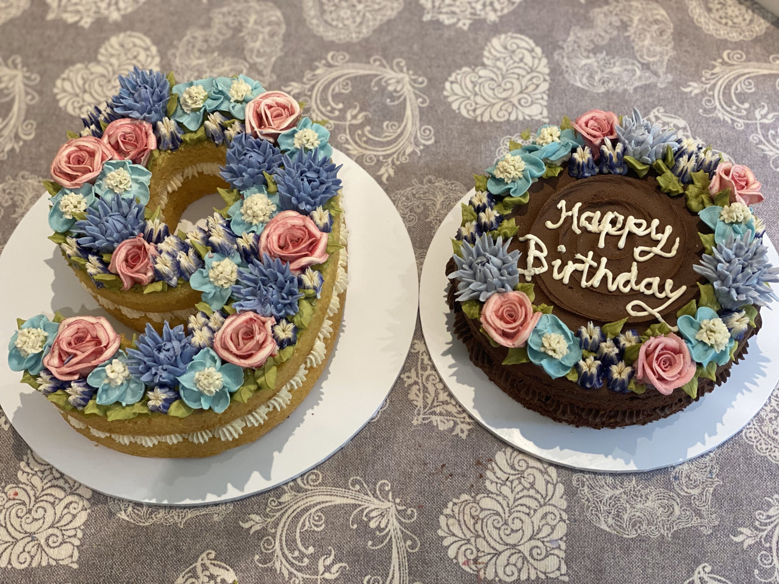 A 90 celebration cake